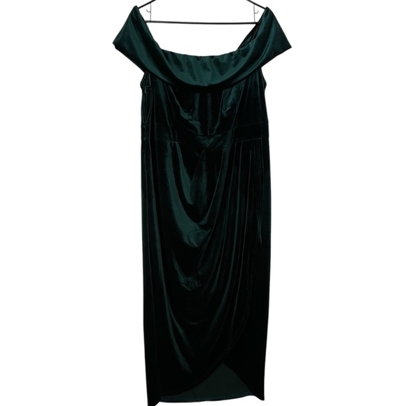 Luxedo Size 2X NWT Emerald Green Formal Dress - Picture 1 of 13